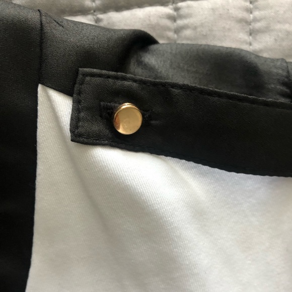 Bebe Wrap Color Block Top - Picture 4 of 5